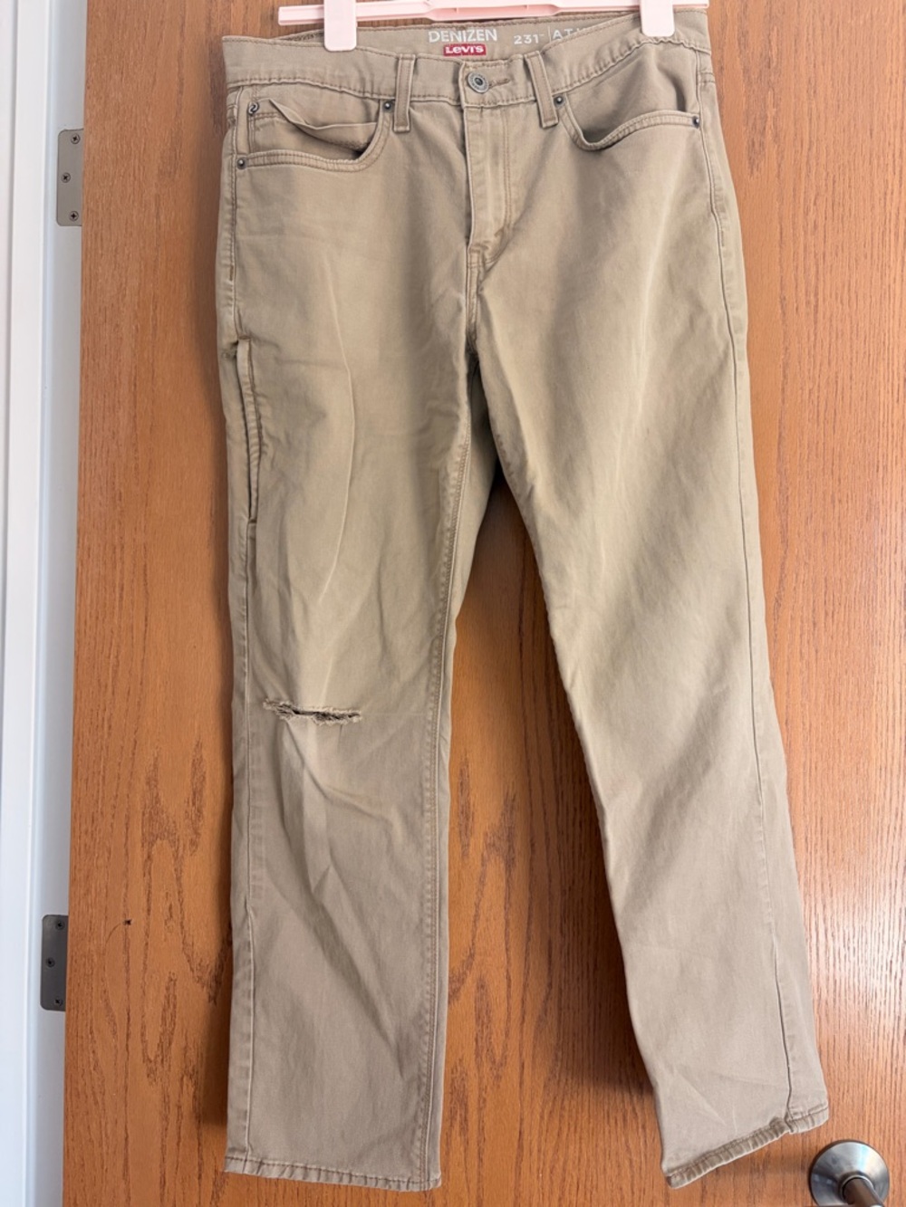 Levi's Denizen Men's Tan Straight Leg Pants